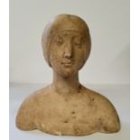 After Francesco Laurana (c.1430-1502) an early German plaster cast bust of a Lady thought to be