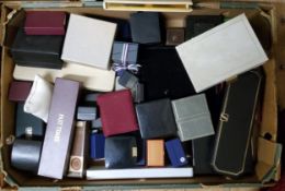 Various vintage and later jewellery boxes etc.