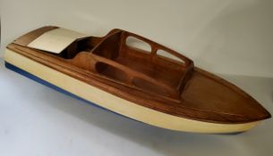 A well executed scratch built cruiser / large pond yacht.