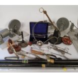 Scientific Instruments - science lab apparatus including vices, thermometers, surgical equipment,