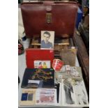 Boxes & Objects - two copper and brass bosom whistles; WWI Mk 2 .303 ammunition clip; various
