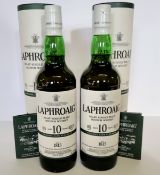 Laphroaig 10 Year Old Islay Single Malt Scotch Whisky Cask Strength Batch 015, 70cl, 56.5%, boxed