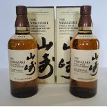 The Yamazaki Distiller's Reverse Single malt, 43% vol, 70cl; another (2)