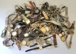 Watches - a quantity of lady's and gentleman's wrist watches including Sekonda, Lorus, Tissot etc