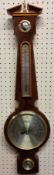 An Edwardian style Comitti of London, walnut bango barometer, NOS in original packaging