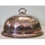 An old Sheffield plate meat dome