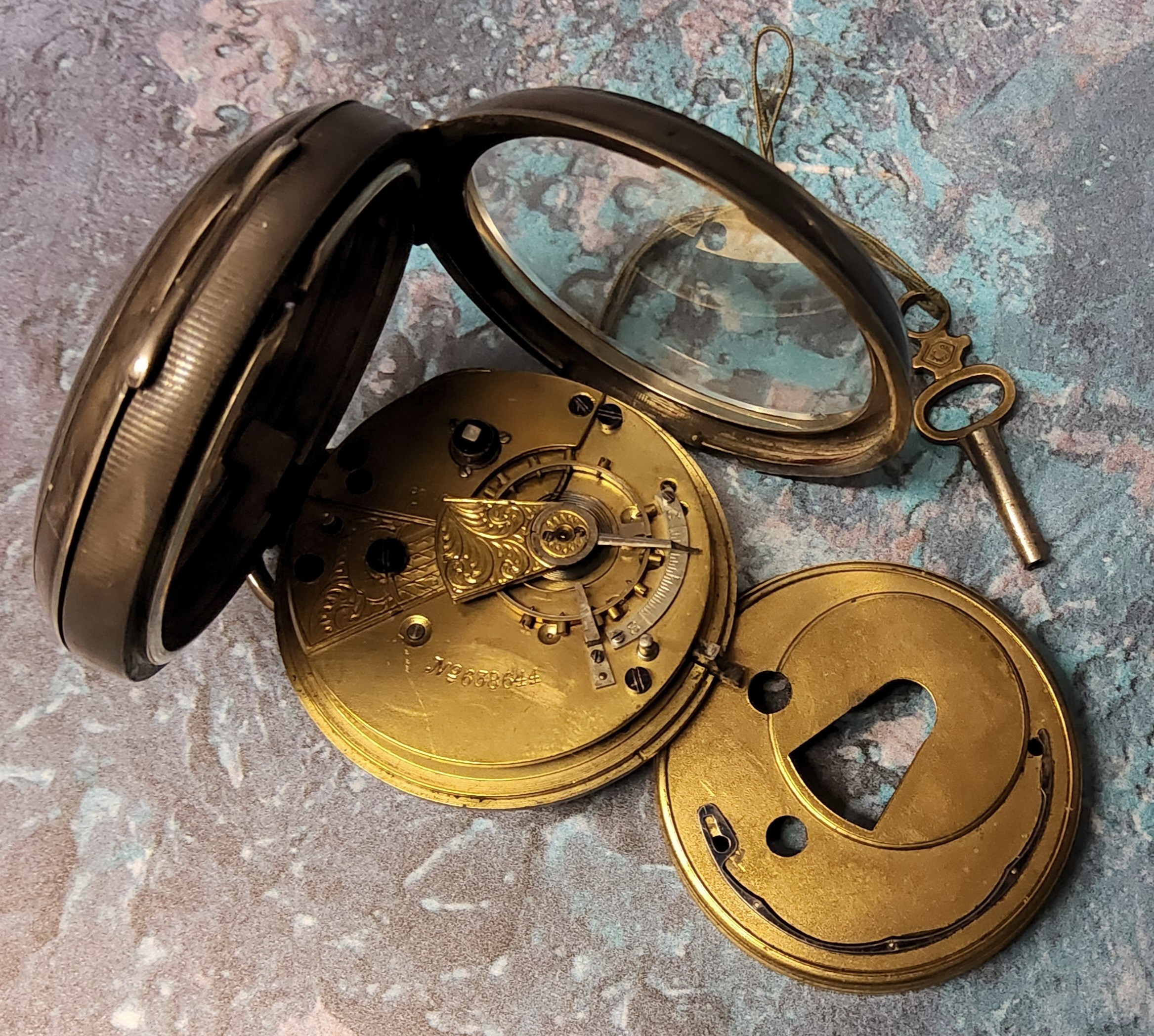 A Victorian silver open face lever movement pocket watch, the movement J G Graves, Sheffield, no. - Image 3 of 3