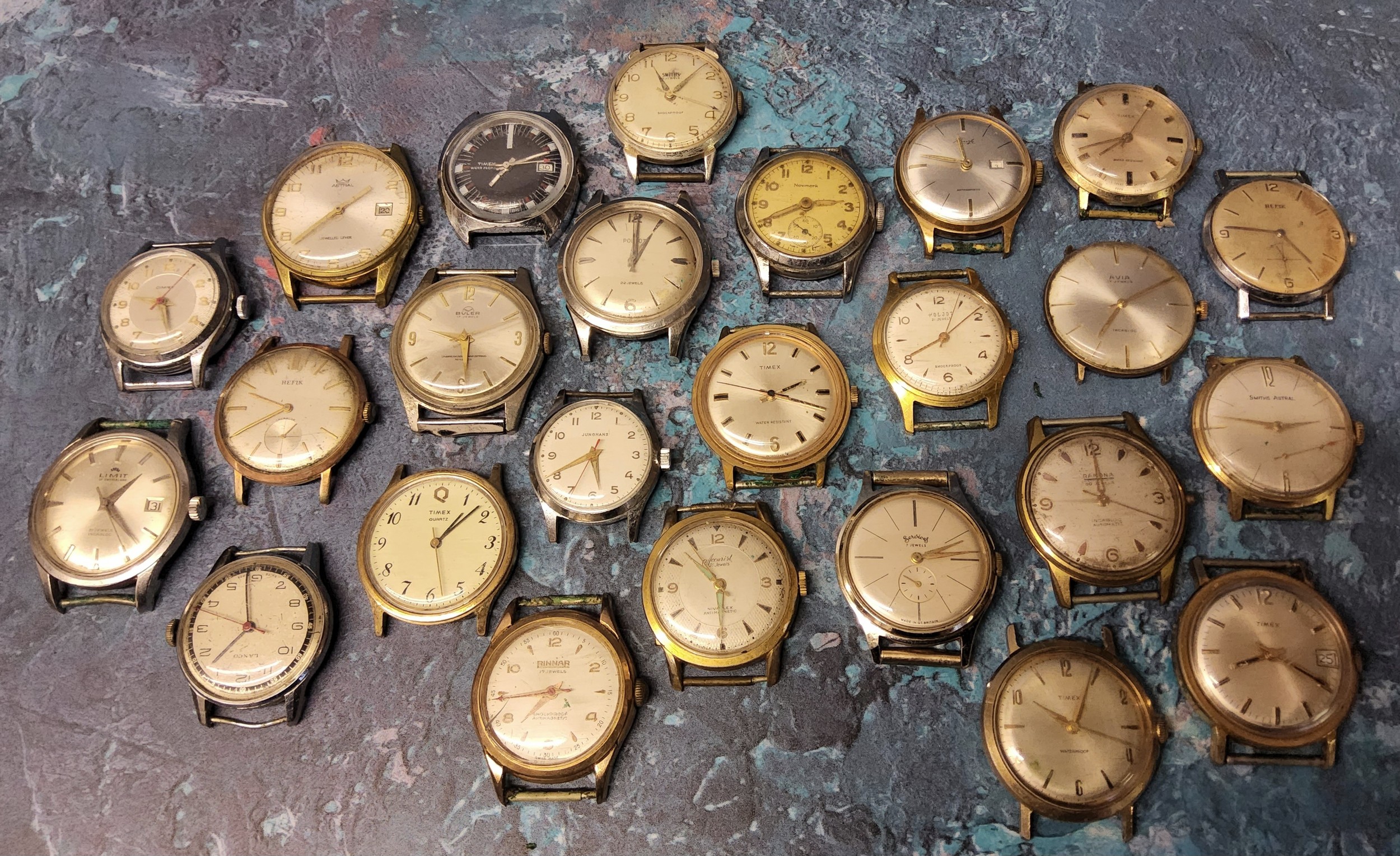 Watches - various vintage manual movement watches including Smiths, Smiths Astral, Poljot, Accurist,