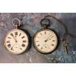 A Victorian silver open face lever movement pocket watch, the movement J G Graves, Sheffield, no.