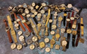 Watches - a quantity of gents wristwatches including Swatch, Sekonda (inc. USSR); Seiko, Lorus,