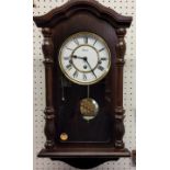 A German Windsor Wall Clock by Zeit.Punkt, regulator movement H46 x W25cms, NOS, original packaging