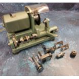 Froidevaux Motor for sawing watch bracelet lugs complete with brackets