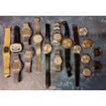 Watches - various gentlemans wristwatches, mainly manual movements including Lanco; Tara; Pilot 25