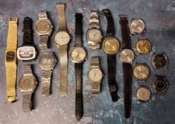 Watches - various gentlemans wristwatches, mainly manual movements including Lanco; Tara; Pilot 25