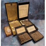 Watchmaker's Stock - wristwatch and pocket watch jewels, mainly supplied by Pierre Seitz,