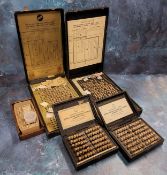 Watchmaker's Stock - wristwatch and pocket watch jewels, mainly supplied by Pierre Seitz,