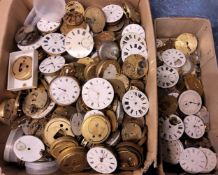 Pocket watch movements, spares, dials including J G Graves, P H Geldart Darlington,Tylar Smith,