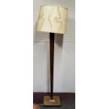An Art Deco oak standard lamp c.1920