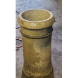 An Edwardian stoneware chimney pot Pease note this lot is located offsite and needs to be