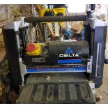 A Delta 320mm Thicknesser, model no 22560 Please note this lot is located offsite and needs to be