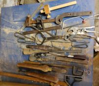 Carpentry Tools – chisels, clamps, etc Please note this lot is located offsite and needs to be