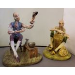 A Coalport figure, Basket Maker, limited edition 62/1000;  another, Silversmith, 62/1000 (2)