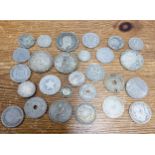 Numismatics - 19th century and early 20th century silver mixed world coins including DUCHY OF