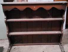 Two Welsh dresser plate racks Please note this lot is located offsite and needs to be collected from
