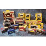 Railway 00 Gauge die-cast models including Hornby Bedford CA Van, Ford Popular, British Railways,