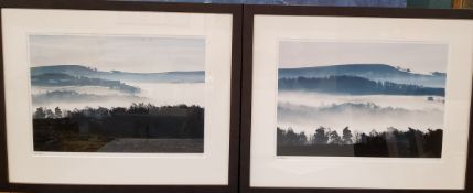 Paul Bassindale (Sheffield), Misty Morning Derwent Valley, limted editon coloured photography,