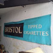 Advertisement - Bristol tipped cigarettes advertising banner