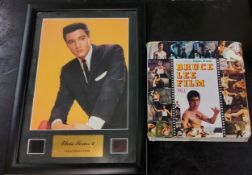 Elvis Series 2, original film cell limited edition 82/500, framed;  Bruce Lee Film No.1, Colourful