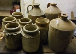 Storage jars, various Please note this lot is located offsite and needs to be collected from near