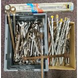 Tools - sockets sets;  spanners;  wrench;  drill heads;  etc