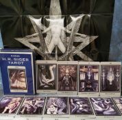 H. R. Giger Tarot Set, 2000, 22 cards, book, boxed