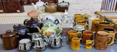 Teapots and Mugs - various, Wade, Arthur Woods, Sadles, etc