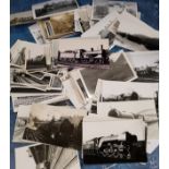 Photographs - black and white, Steam Engines, various