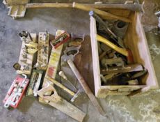 Tools – saws, chisels, axes;  sockets;  etc Please note this lot is located offsite and needs to