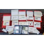 Stamps - A collection of Elizabeth II first day covers including first day numismatics examples,