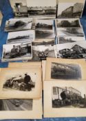 Photographs - black and white images, Steam Engines, various