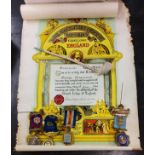 Masonic - Grand Lodge - a clay pipe;  silver and gilt metal medals;  certificates; Masonic and Grand