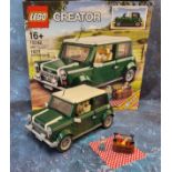 Lego Creator Mini Cooper set #10242, built complete with intructions & box