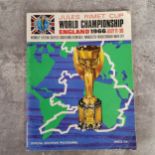 Football Interest - Jules Rimet Cup World Championship, England 1966 Official Souvenir Programme