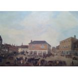 English School (Early 19th century) Dover Market  Oil on canvas, titled and dated 1822, Contemporary