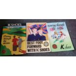 Advertising Posters  - K Shoes THe First 150 Years, 1842 - 1992, Best Foot Forward with K Shoes,