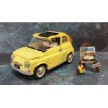 A Lego Creator Fiat 500 no.10271 yellow #10271, NO instructions & box