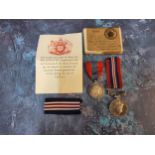 Awarded to '1497119 BDR. Trower R.A. George VI medal, etched "For Bravery In The Field" to back, (