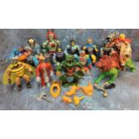 He-Man Masters of the Universe loose figures including He-Man Flying Fists inc. accessories & Mega