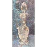 A fine Stuart Crystal Beaconsfield pattern claret jug with stopper