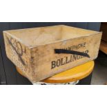 Salvage & Advertisement - Bollinger champagne crate, 1941.